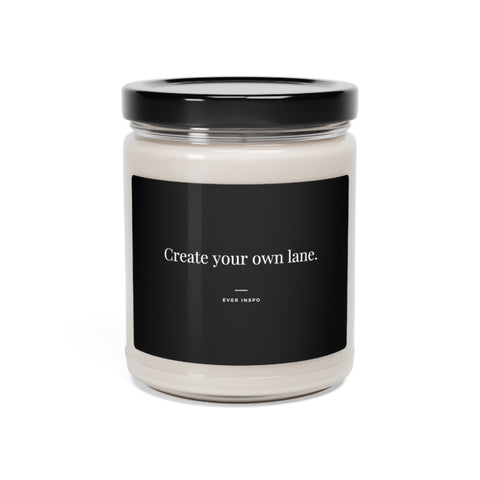 Create Your Own Lane - Motivational Candle