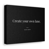 Create Your Own Lane - Motivational Art